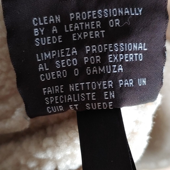 Colebrook Suede Leather Duster Notch Collar Mid Length Sz M - Picture 8 of 8